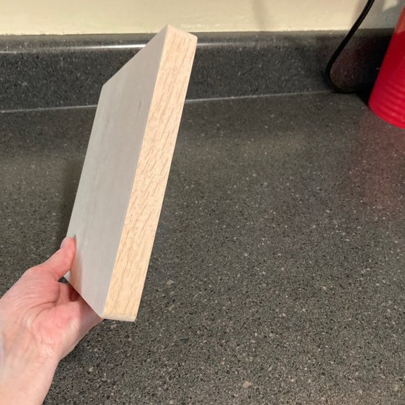 New floating wood shelf approx 7x7 European white oak - Picture 5 of 12